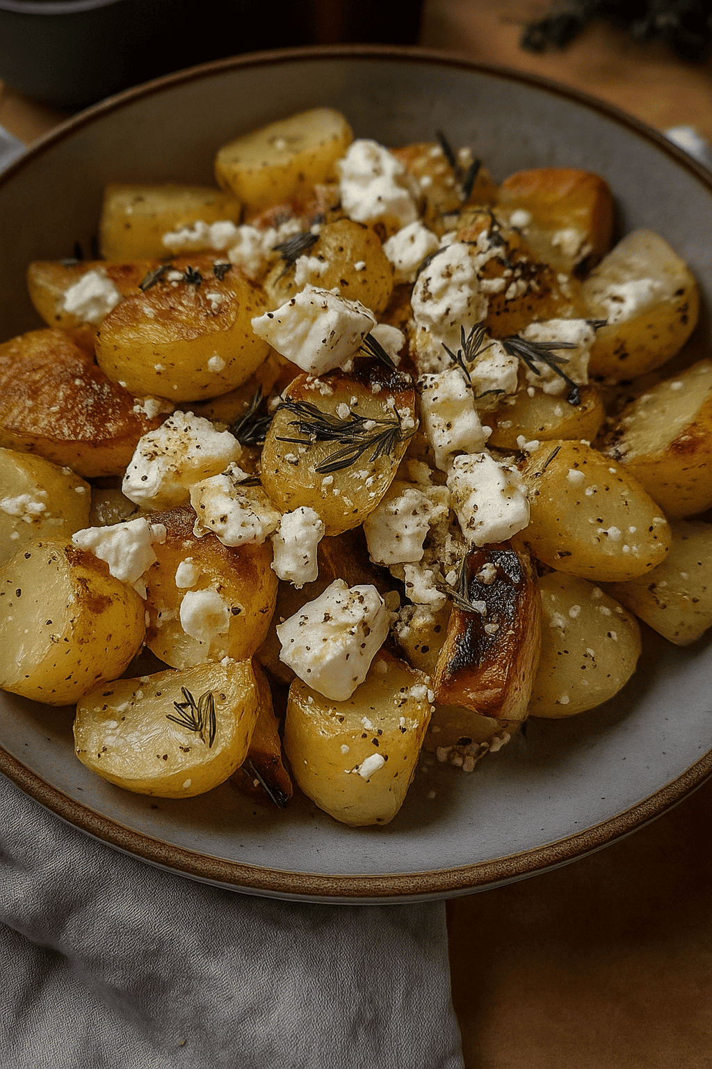 Geröstete Kartoffeln mit Feta