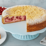 Johannisbeerkuchen mit Quark