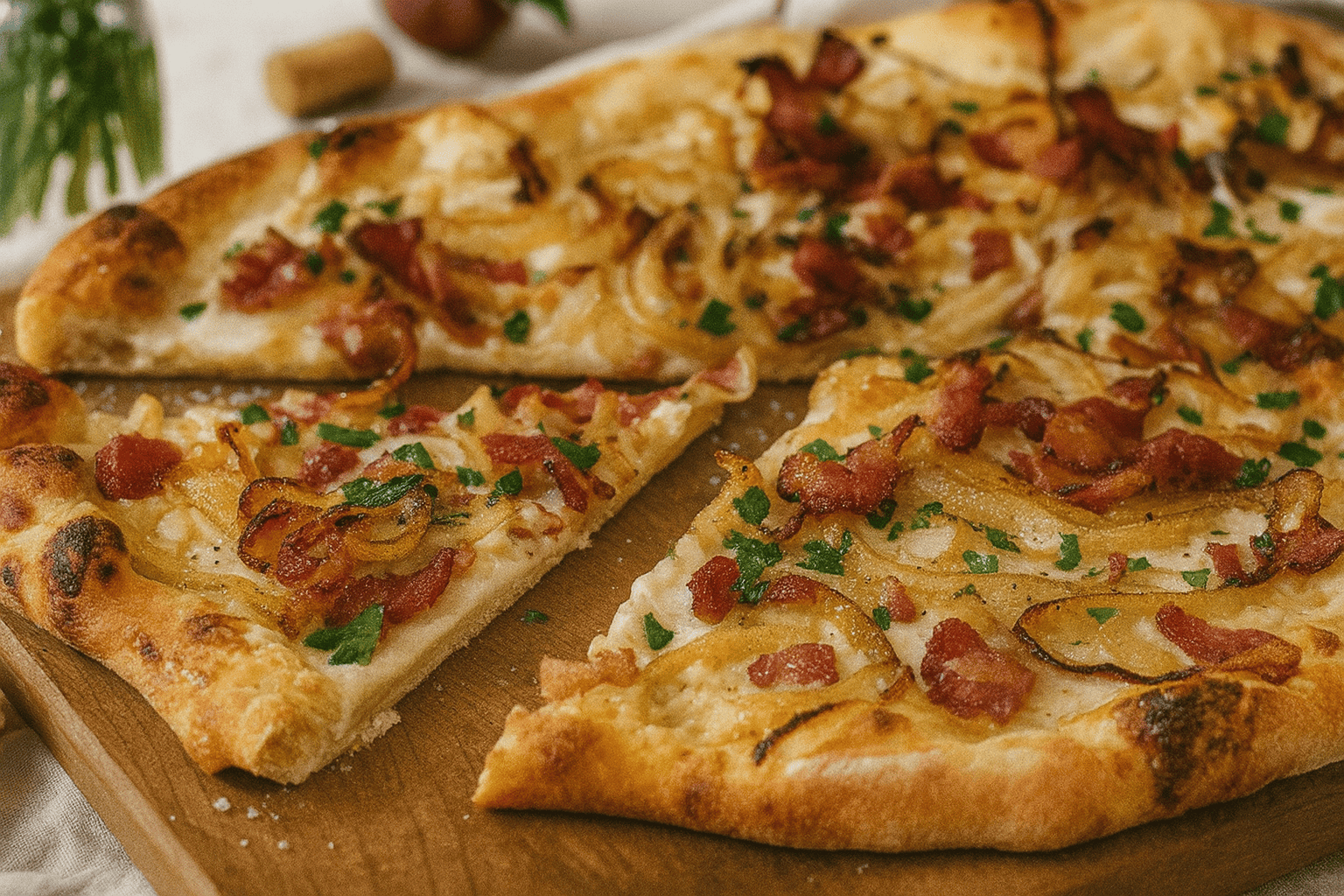 Einfacher Flammkuchen