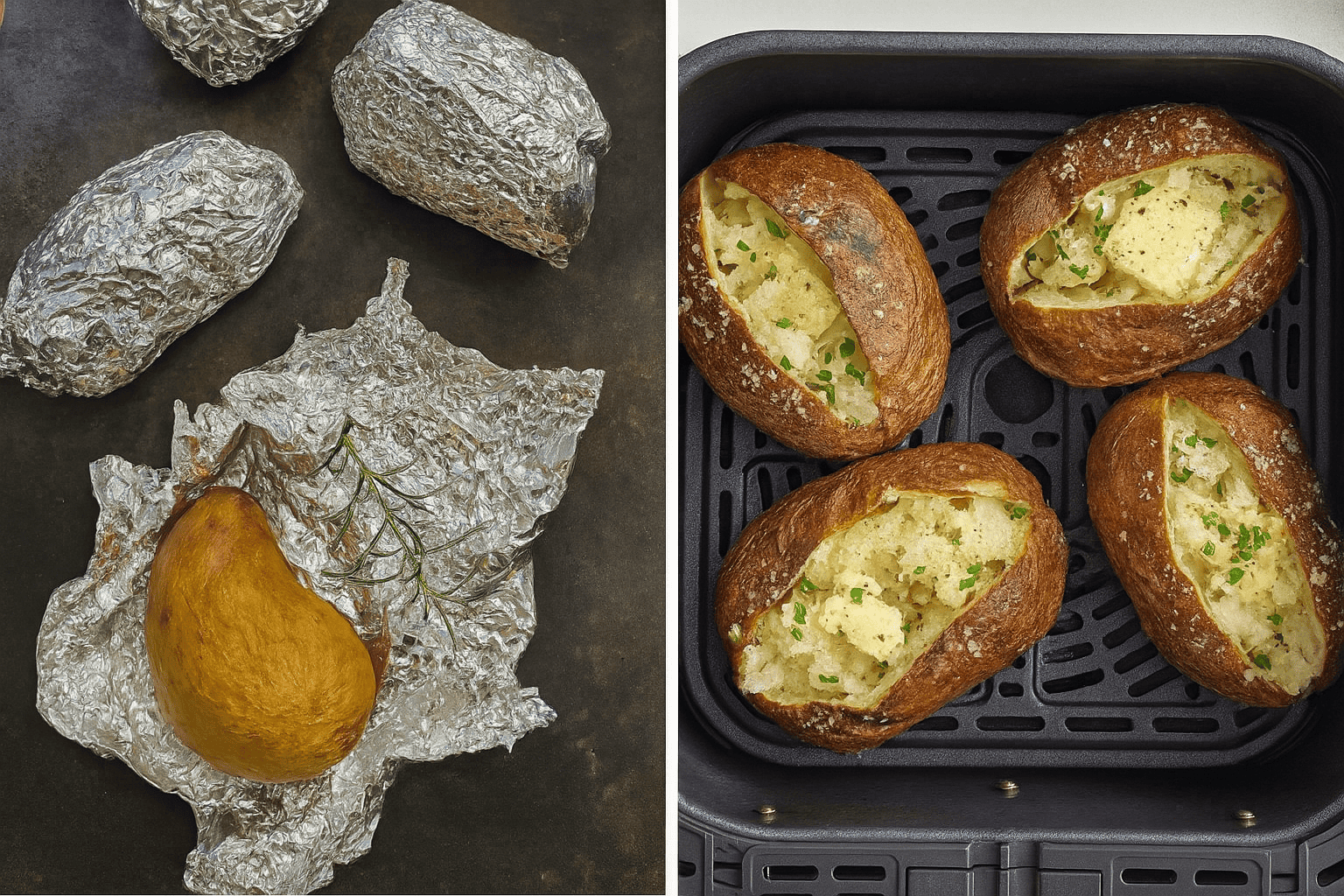 Ofenkartoffel im Airfryer zubereiten