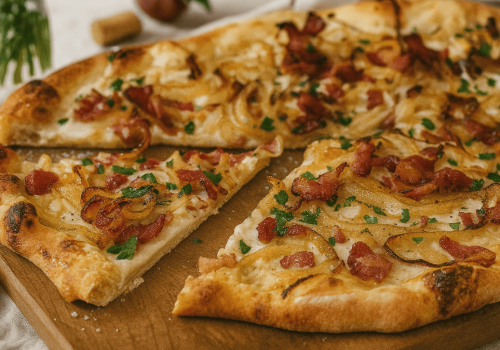 Einfacher Flammkuchen