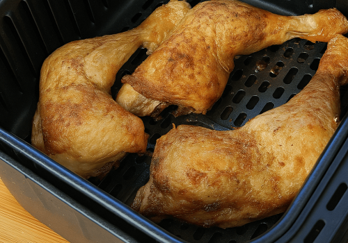Hähnchenschenkel Heißluftfritteuse Rezept