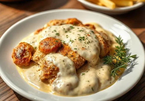 Zürcher Geschnetzeltes mit Rösti – klassisches Schweizer Gericht